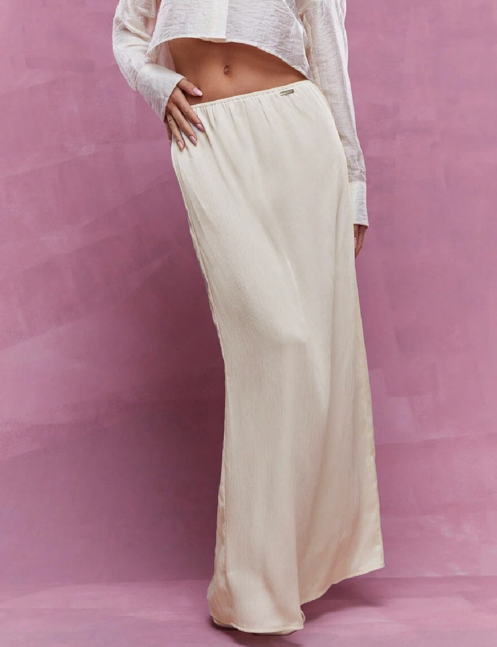 Fusta Missguided, ecru