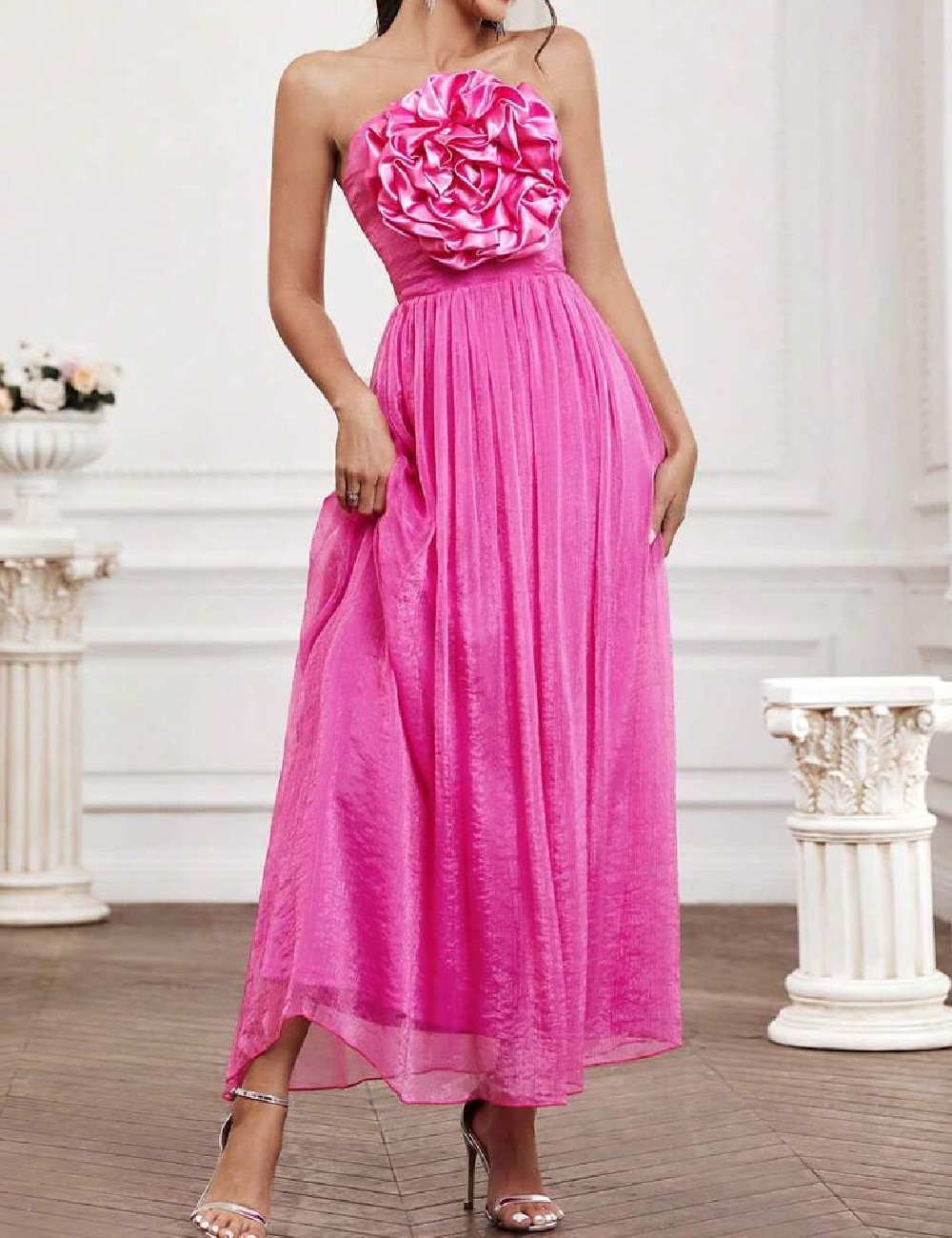 Rochie lunga SHEIN, roz - 1 | YEO