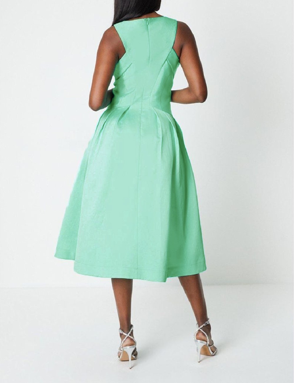 Rochie medie Coast, verde - 1 | YEO