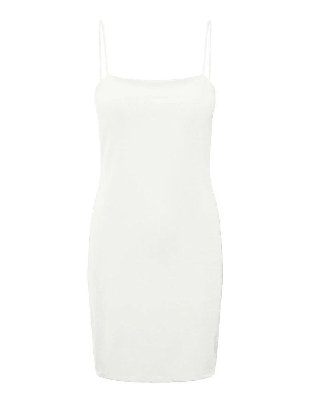 Rochie scurta Pieces, alb