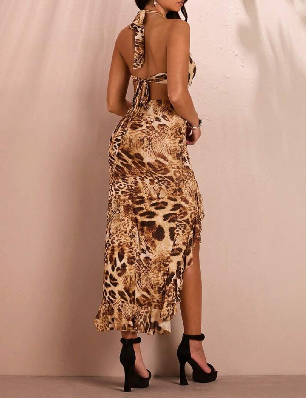 Rochie medie SHEIN, animal print - 1 | YEO