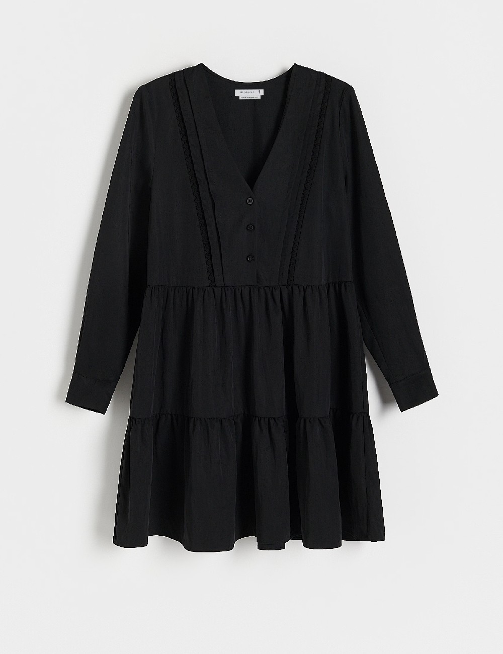 Rochie scurta Reserved, negru - 1 | YEO