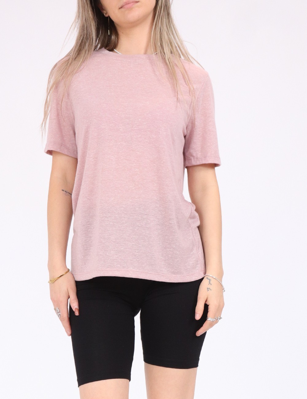 Tricou Pieces, roz - 1 | YEO