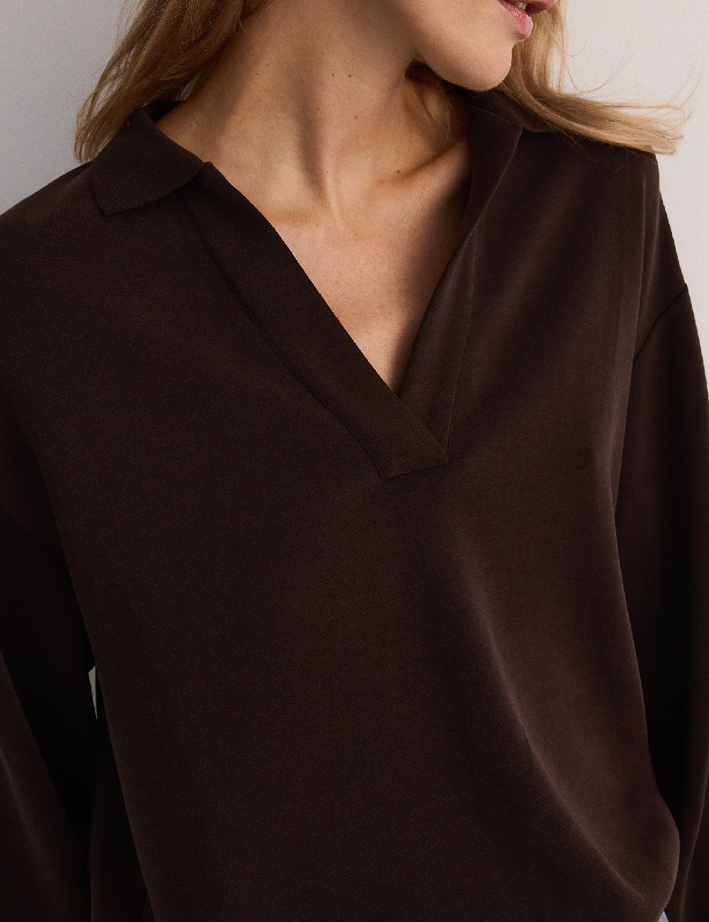 Bluza Reserved, maro - 1 | YEO