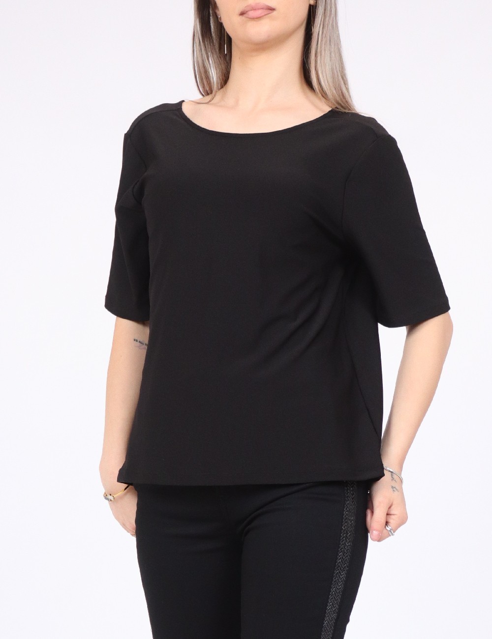 Tricou Only, negru - 1 | YEO