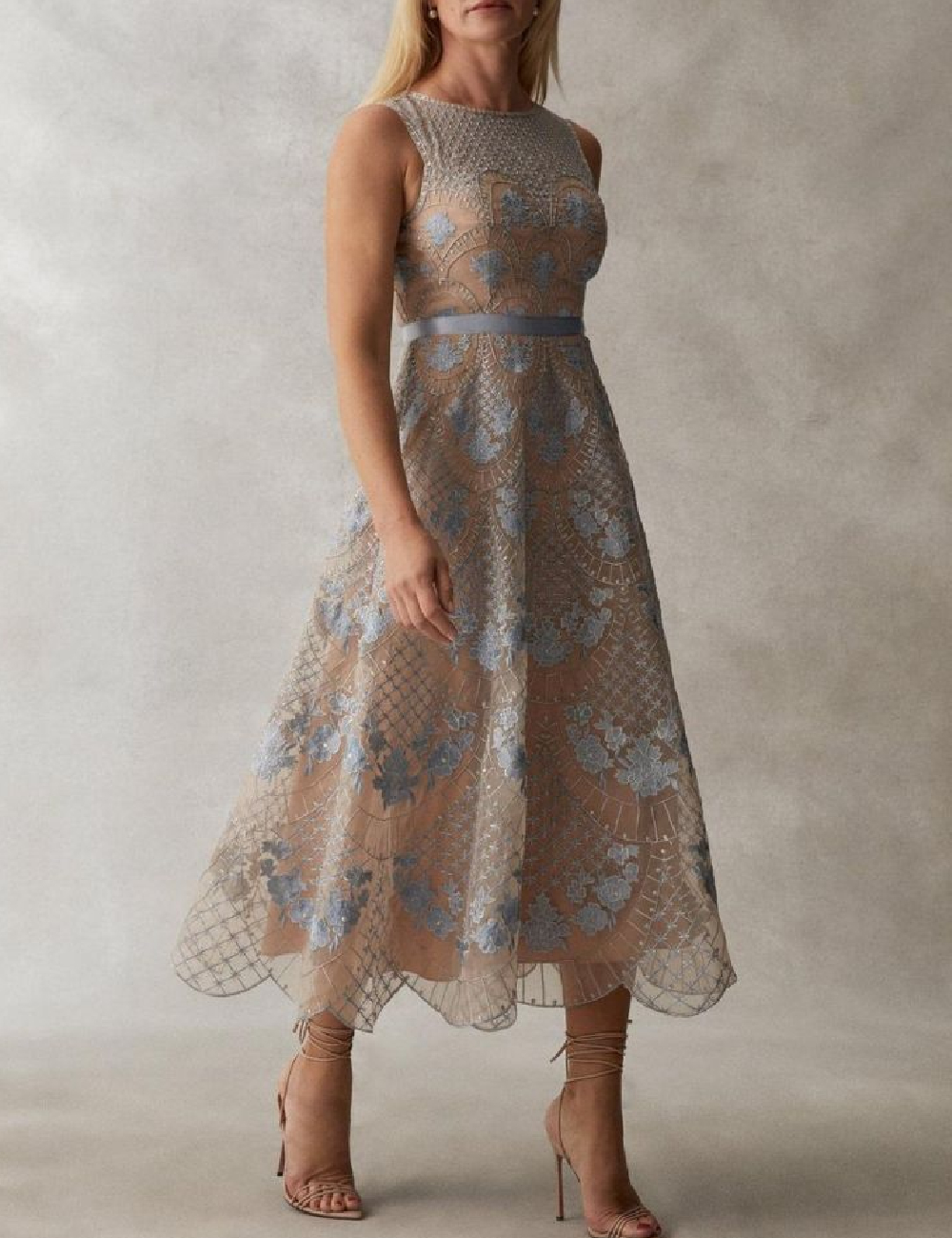 Rochie medie Coast, bej