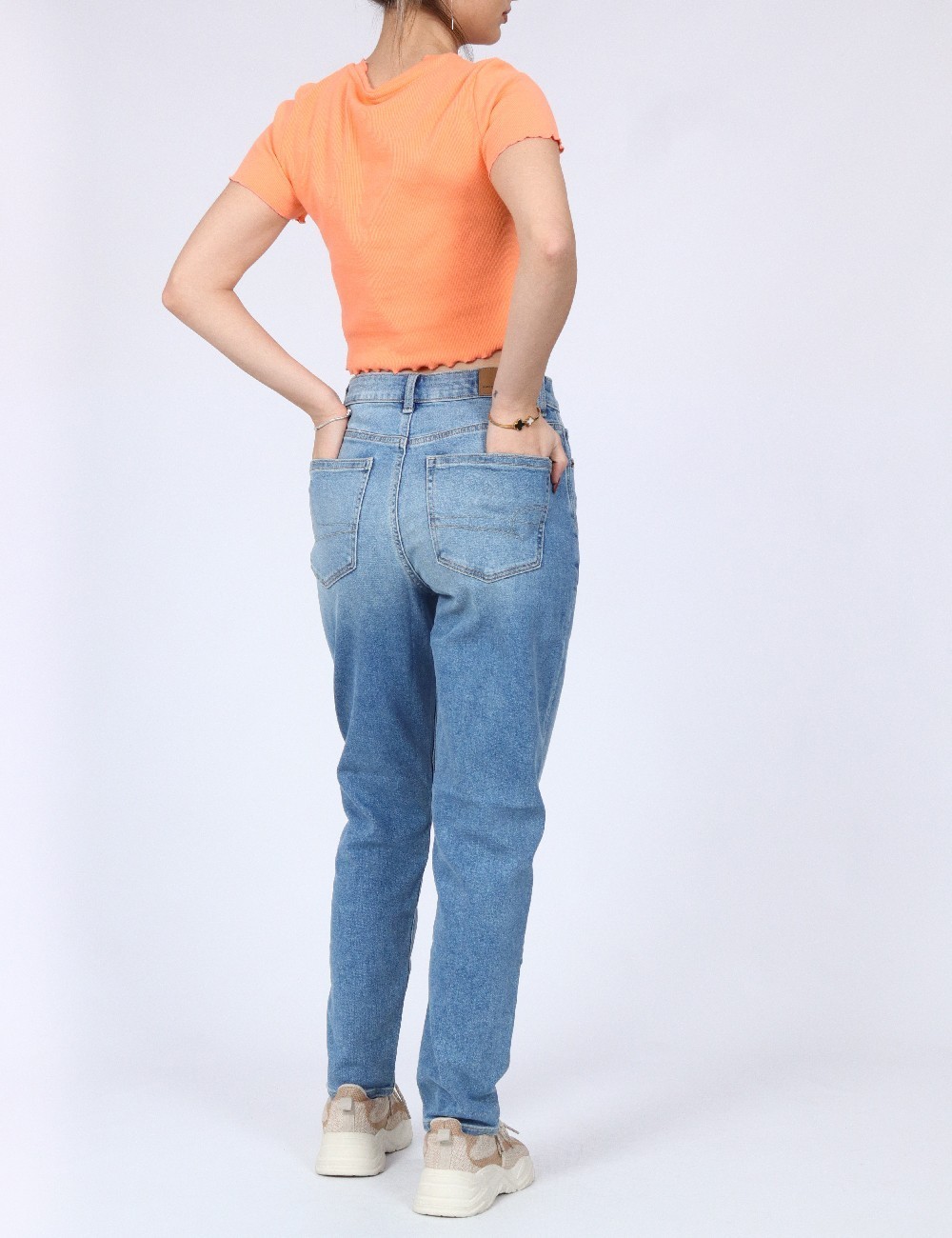Bluza Pieces, portocaliu - 1 | YEO