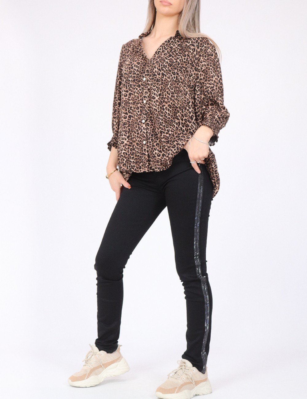 Bluza Pieces, animal print - 1 | YEO