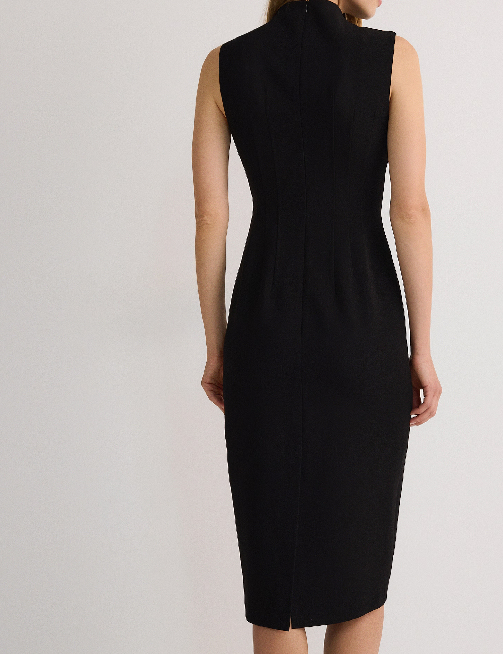 Rochie medie Reserved, negru - 1 | YEO
