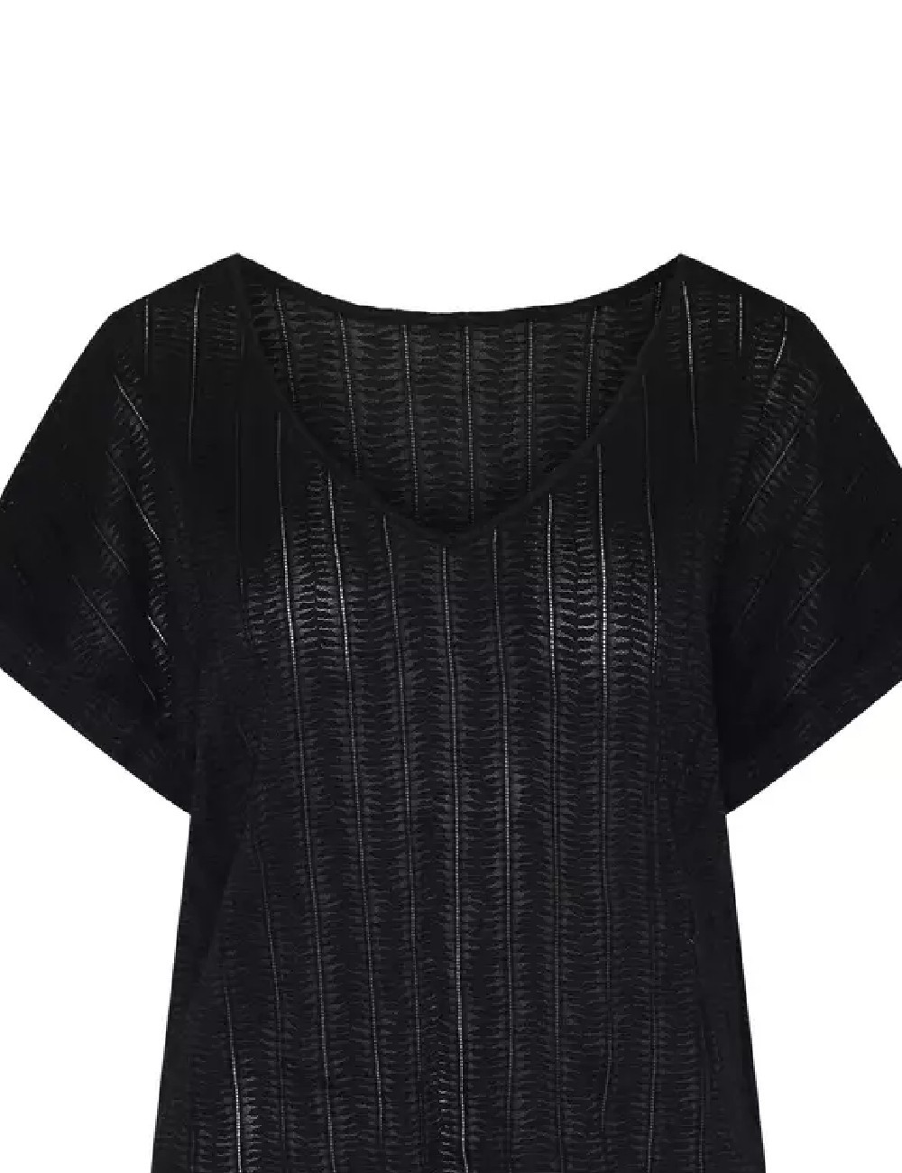 Tricou Pieces, negru - 1 | YEO