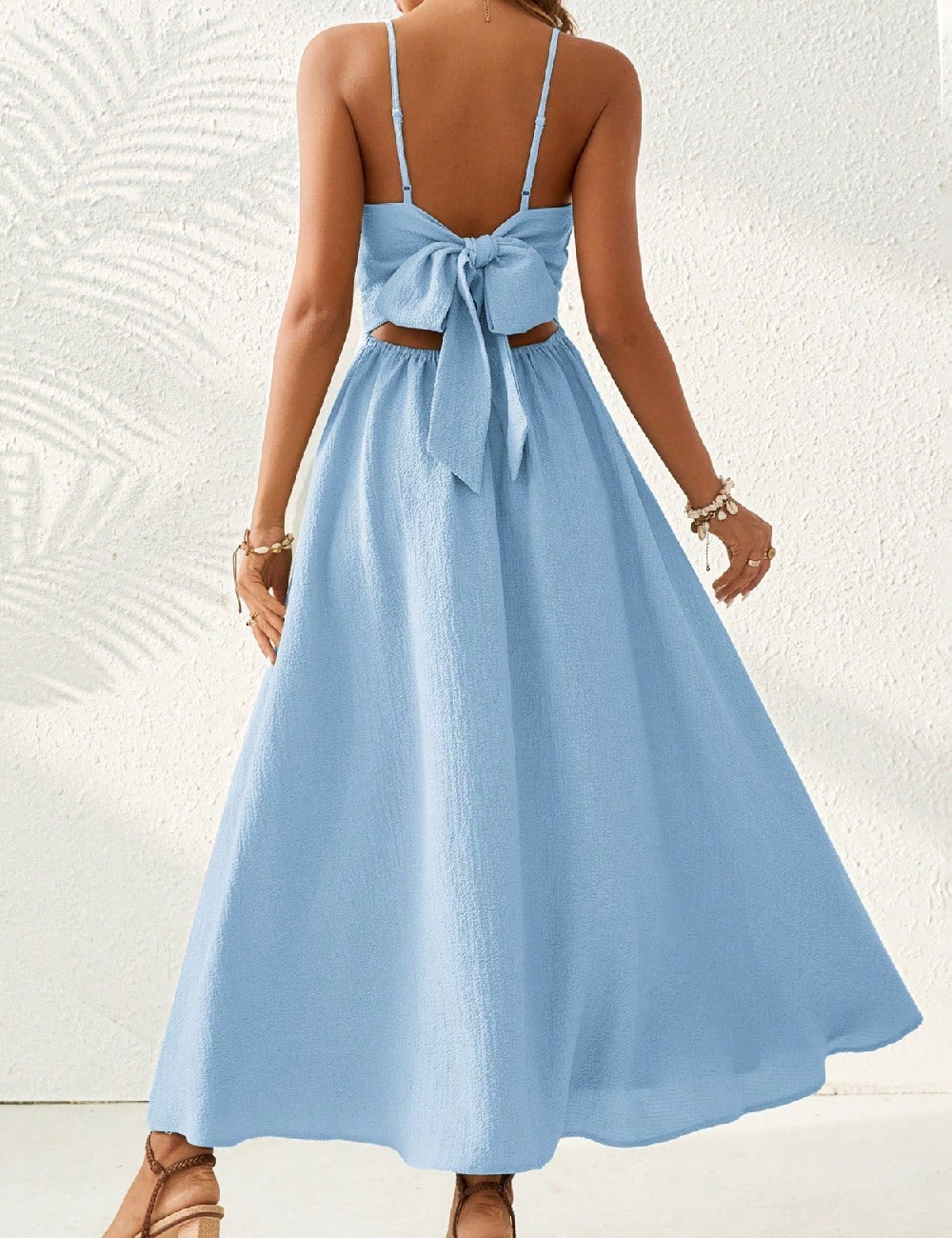 Rochie lunga SHEIN, bleu - 1 | YEO