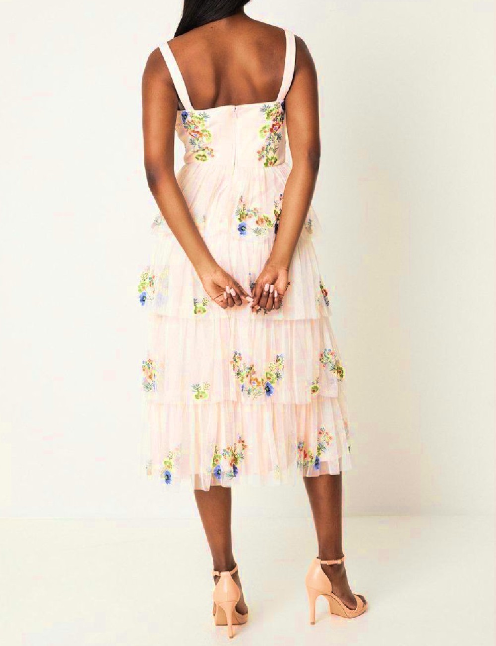 Rochie medie Coast, roz pal - 1 | YEO