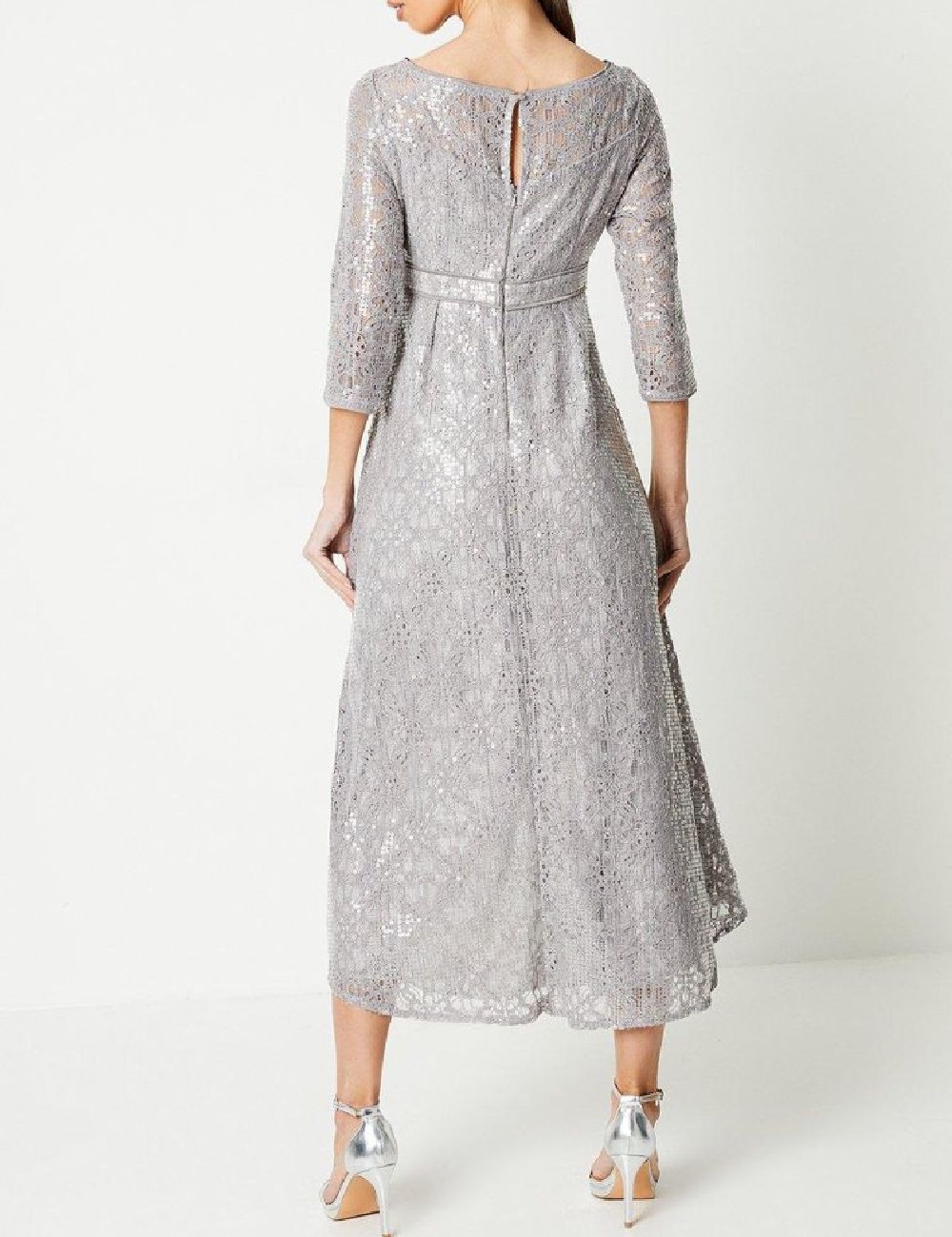 Rochie medie Coast, gri - 1 | YEO