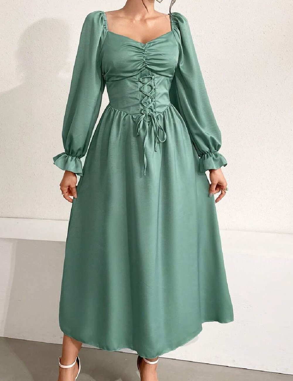 Rochie lunga SHEIN, turcoaz