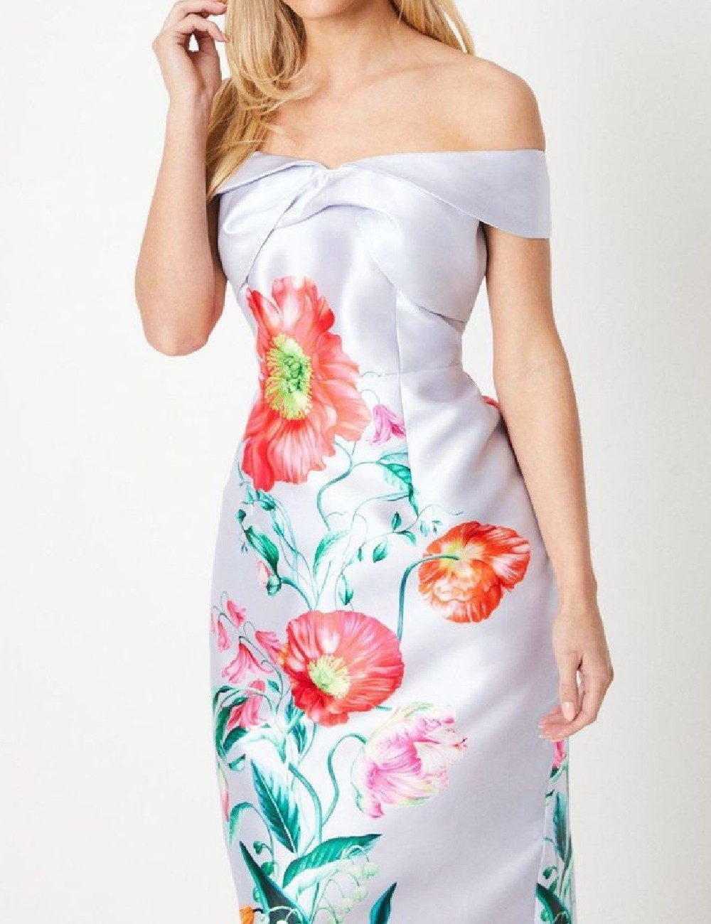 Rochie medie Coast, gri - 1 | YEO