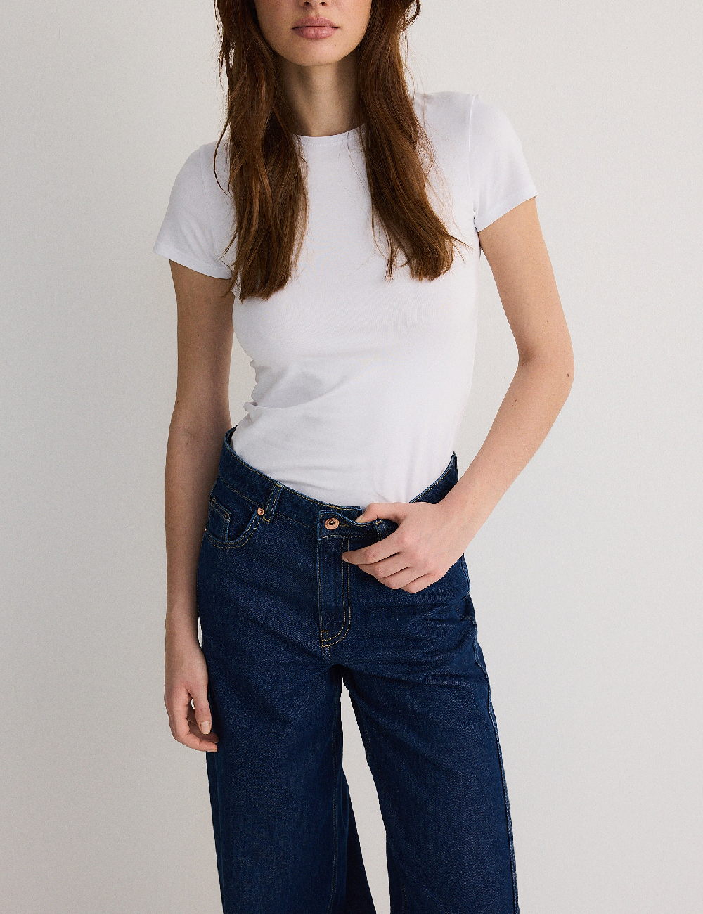 Tricou Reserved, alb