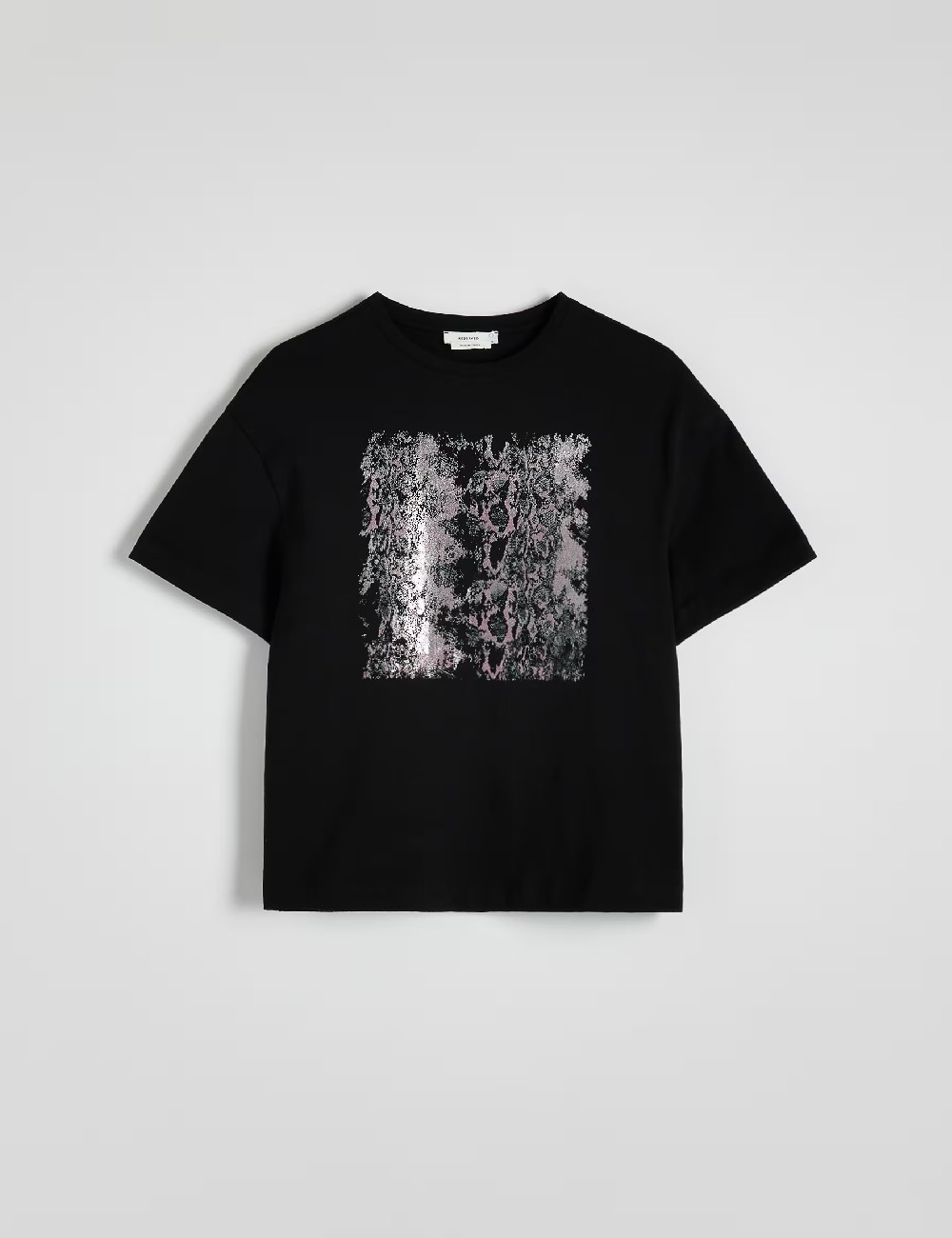 Tricou Reserved, negru - 1 | YEO