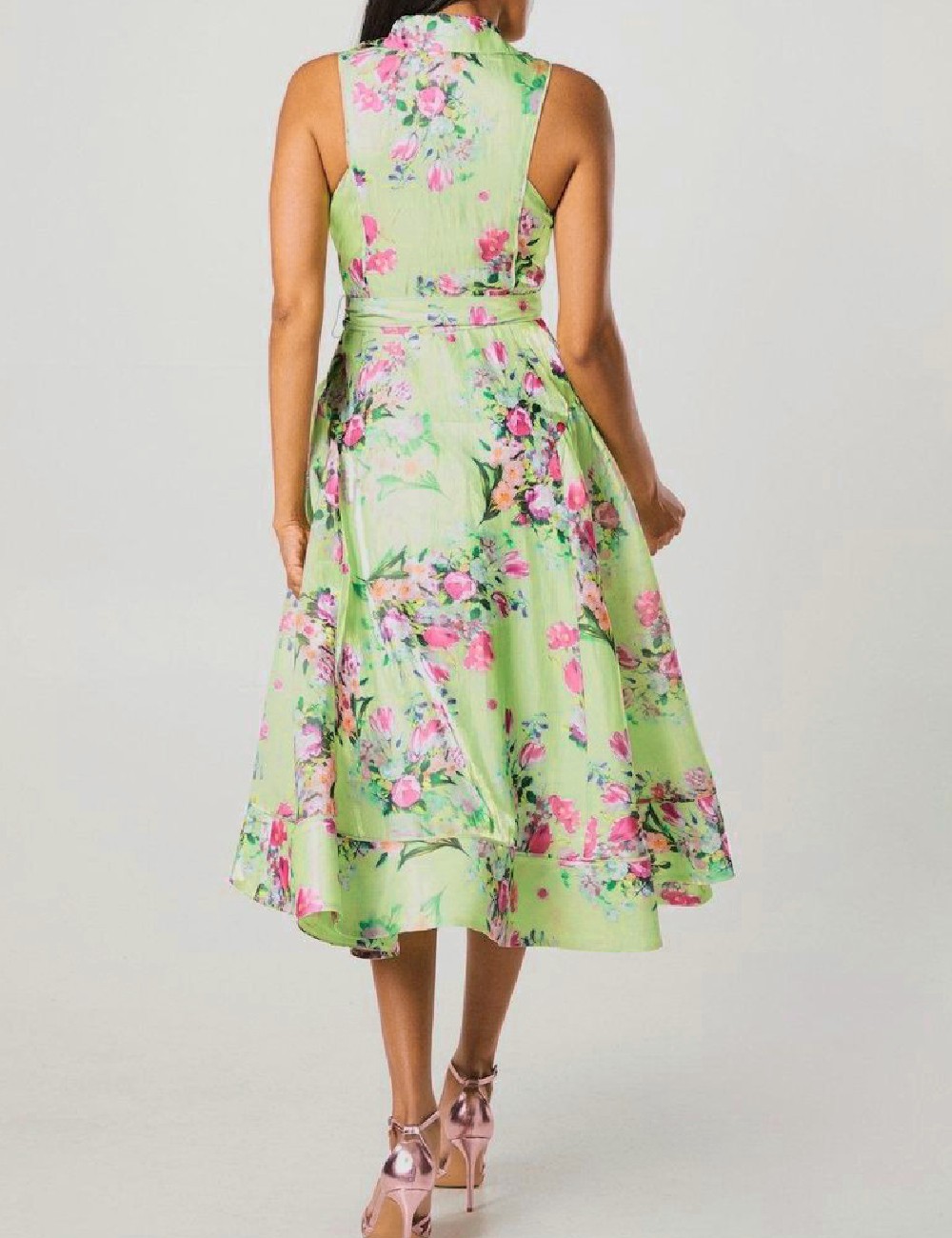 Rochie medie Coast, verde - 1 | YEO