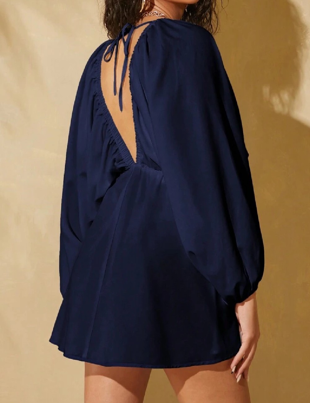Rochie scurta SHEIN, bleumarin - 1 | YEO