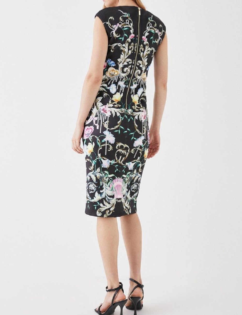 Rochie medie Coast, negru - 1 | YEO