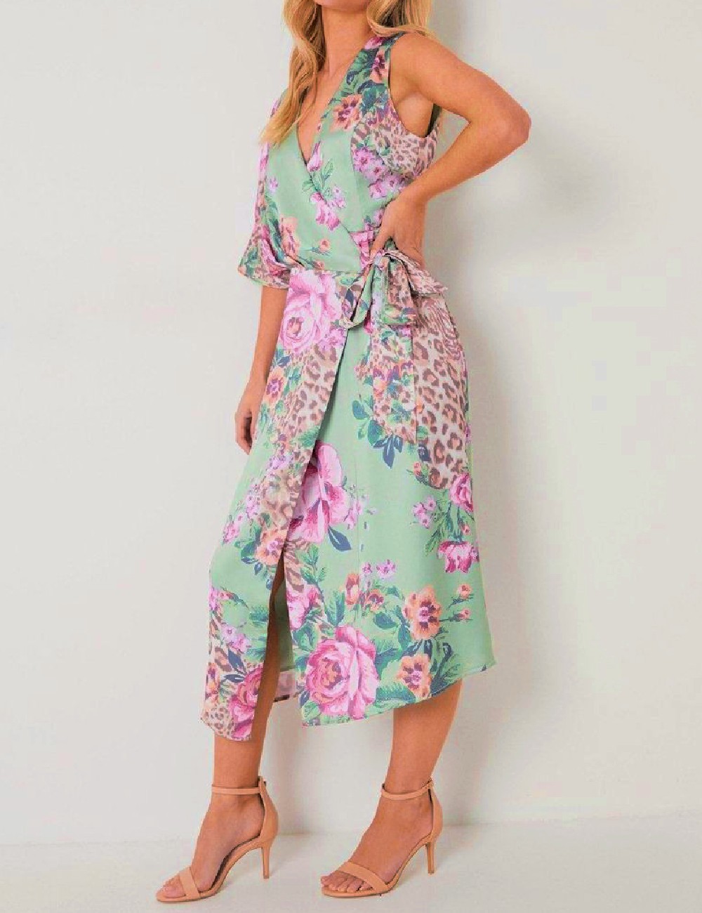 Rochie medie Coast, verde - 1 | YEO