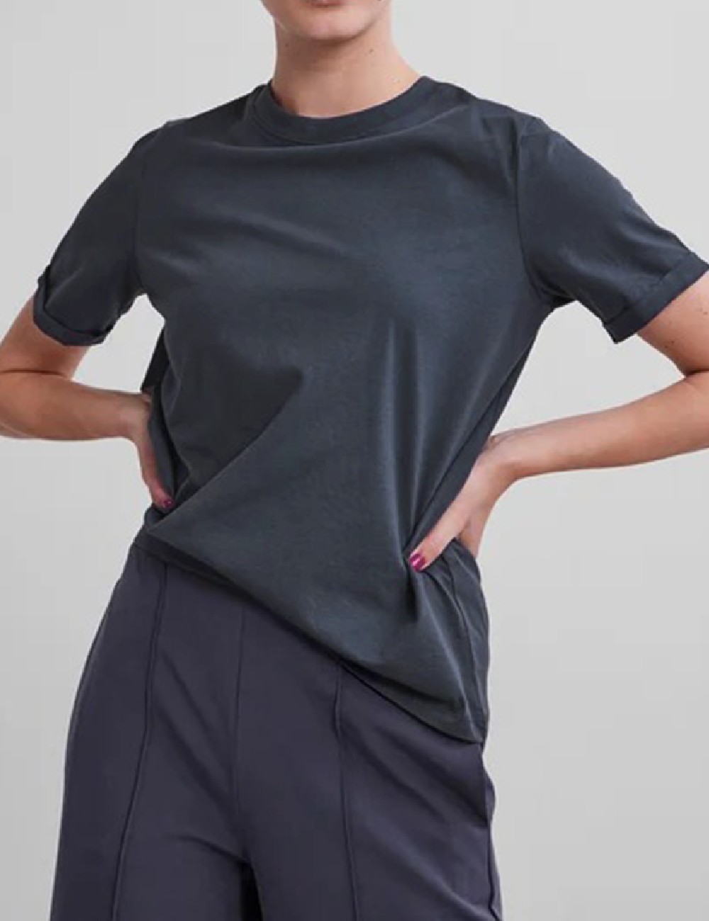 Tricou Pieces, bleumarin - 1 | YEO