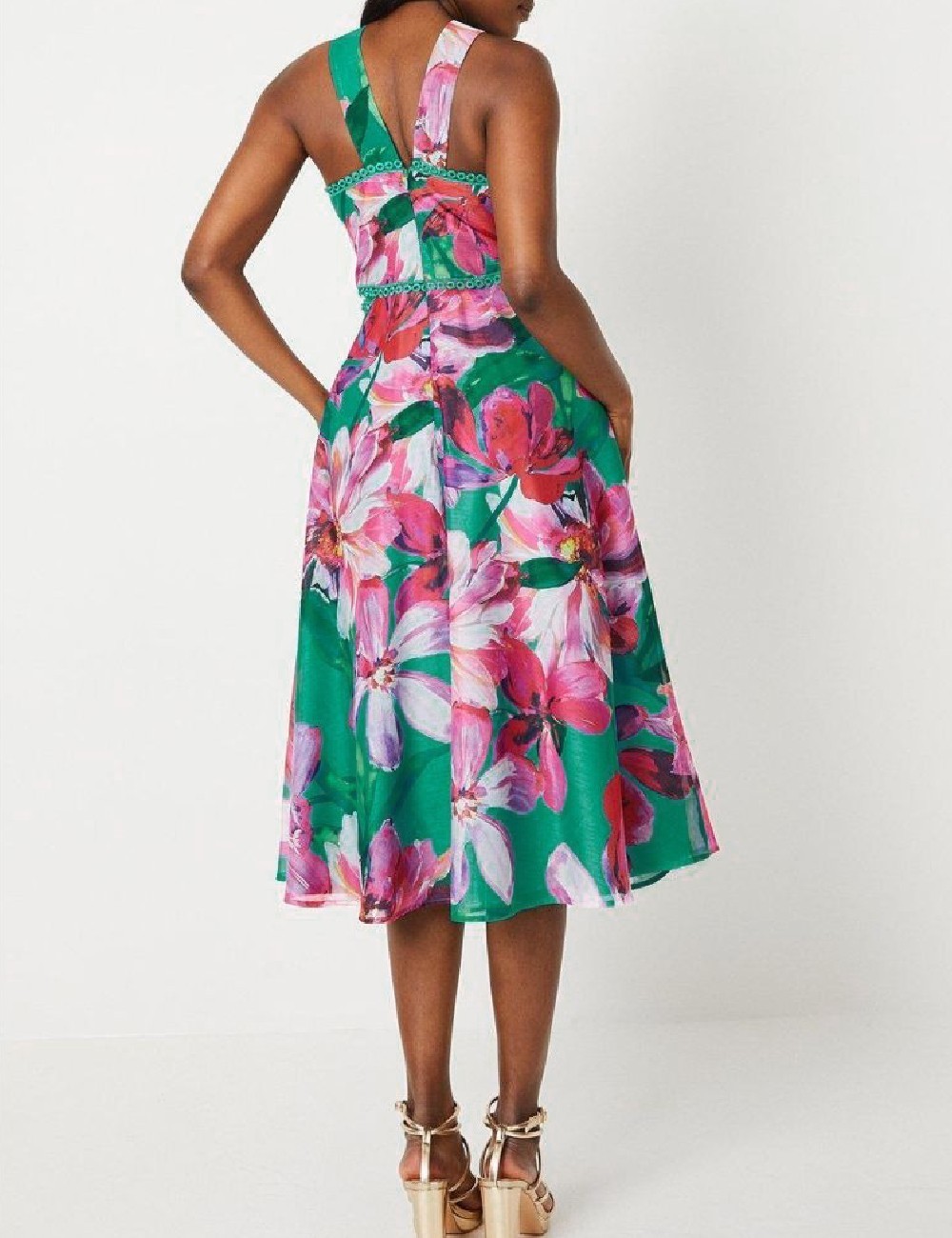 Rochie medie Coast, verde - 1 | YEO