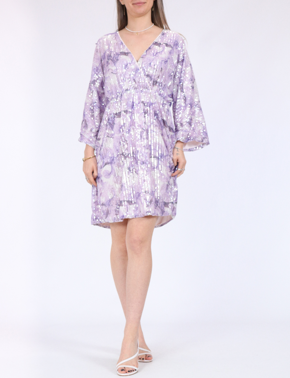 Rochie scurta Pieces, mov