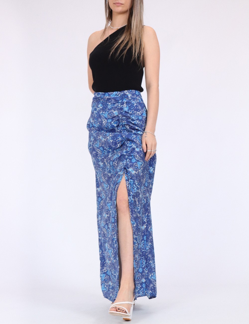 Fusta Vero Moda, albastru - 1 | YEO