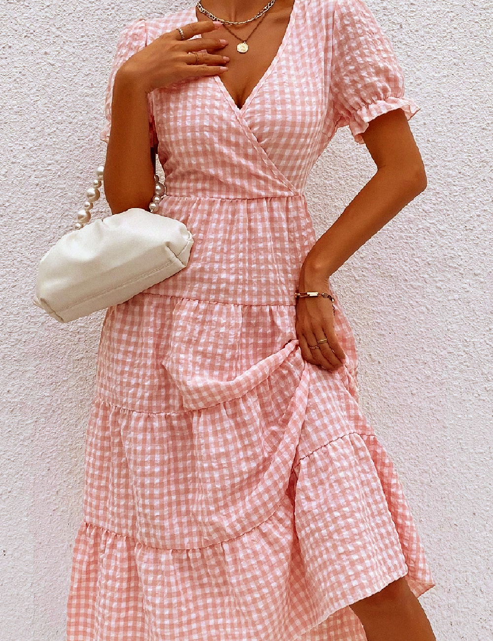 Rochie medie SHEIN, roz