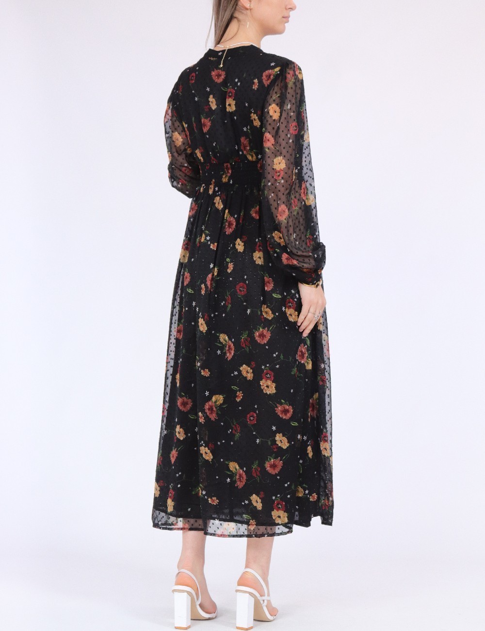 Rochie lunga Only, negru - 1 | YEO