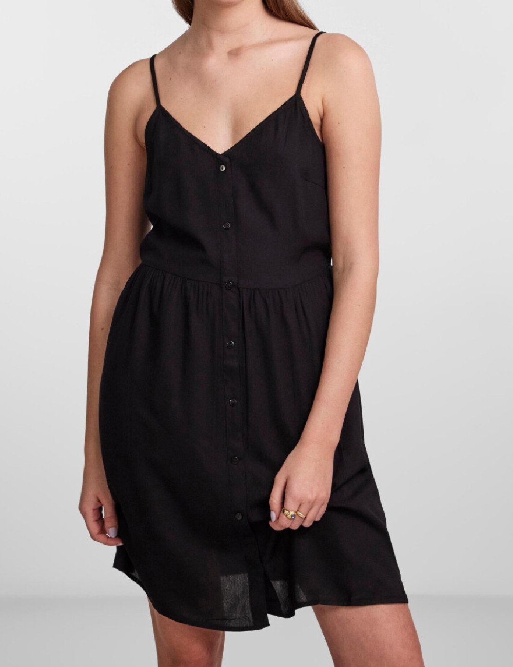 Rochie scurta Pieces, negru - 1 | YEO