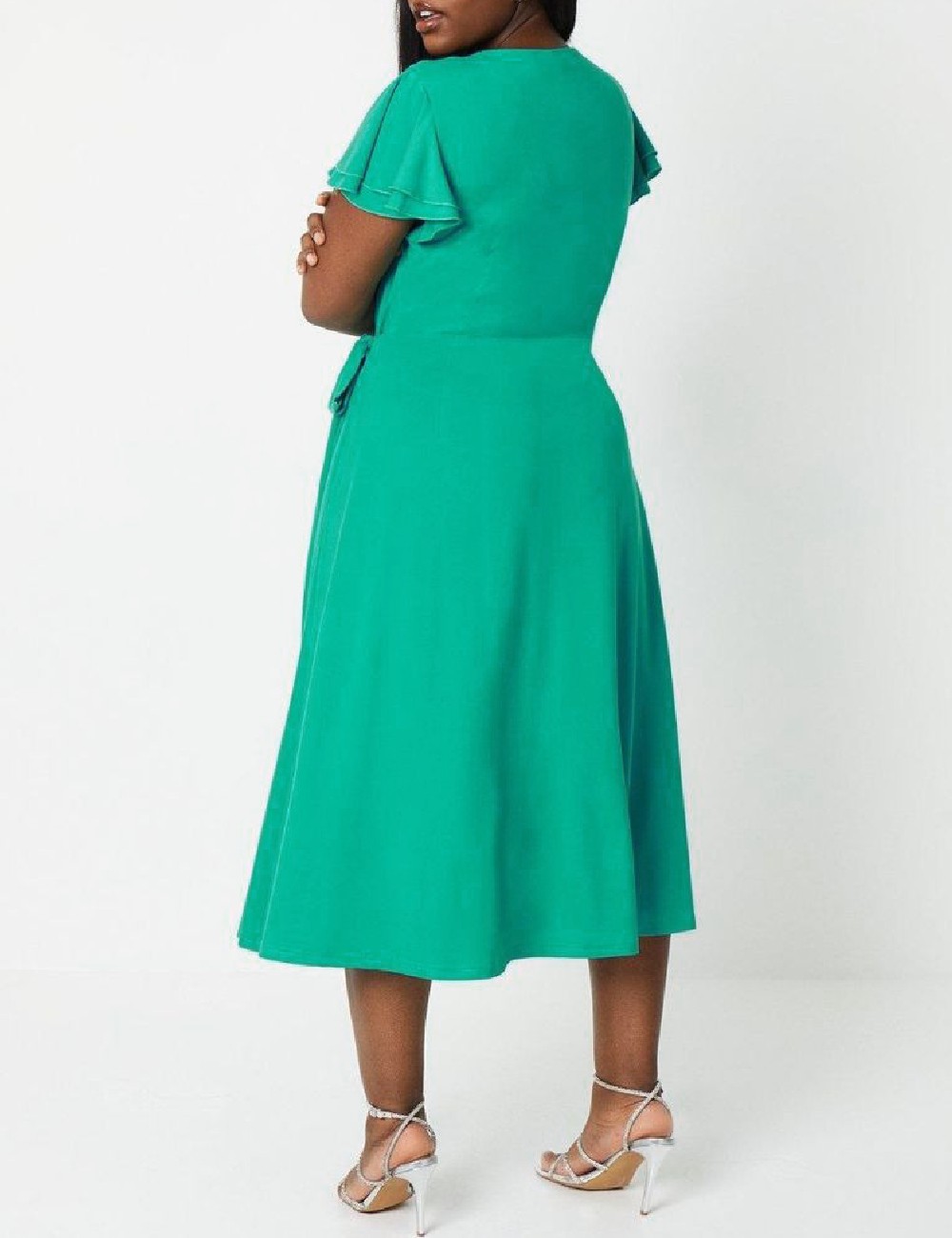 Rochie medie Coast Plus Size, turcoaz - 1 | YEO