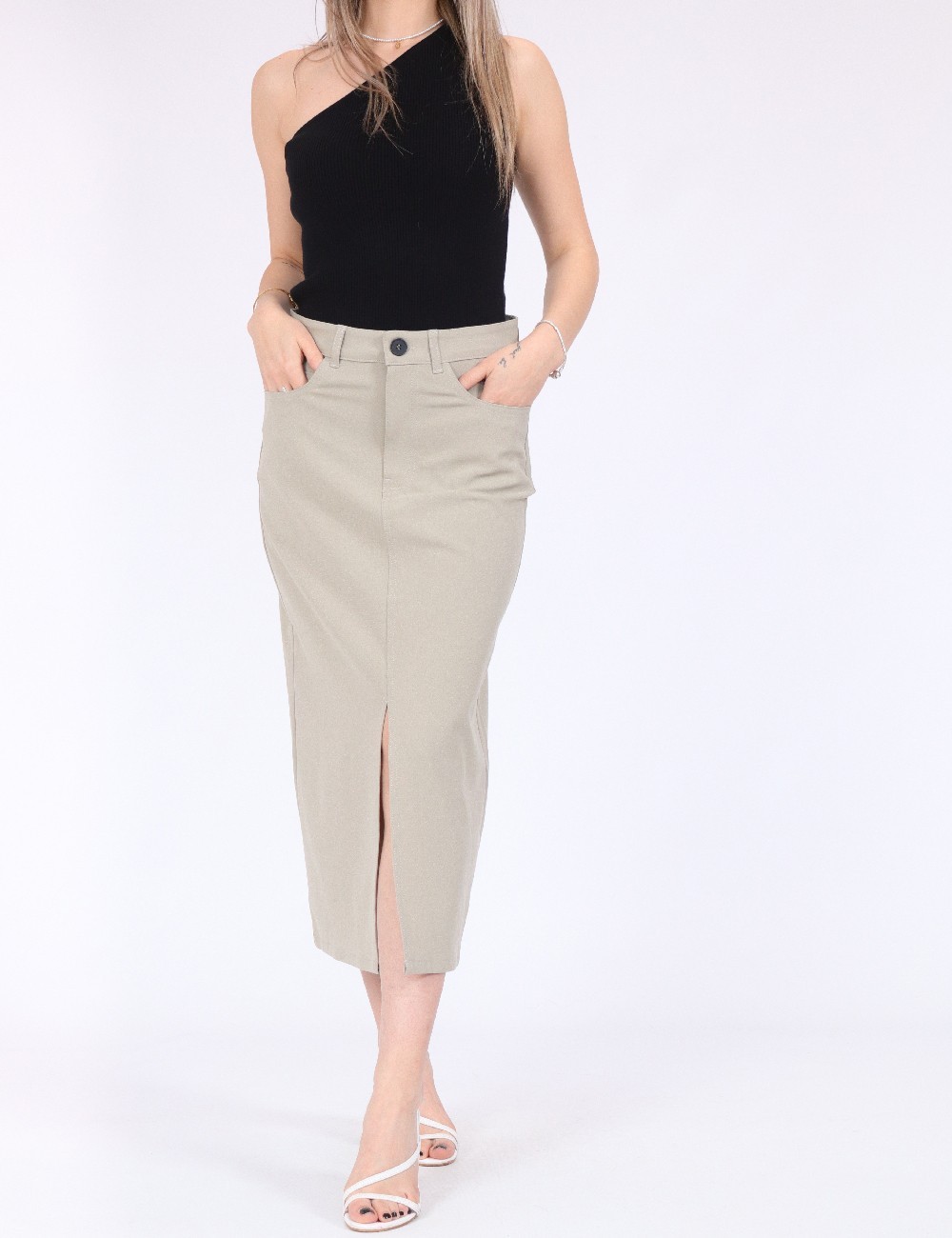 Fusta Vero Moda, verde - 1 | YEO