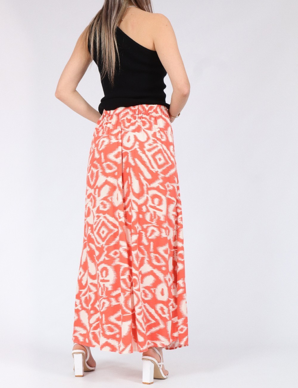 Fusta Vero Moda, portocaliu - 1 | YEO