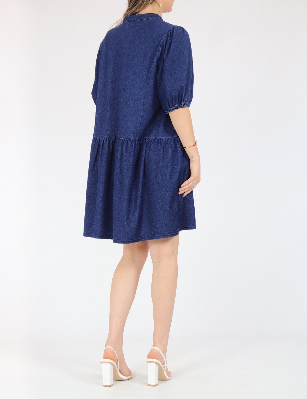 Rochie scurta fire&glory, albastru - 1 | YEO