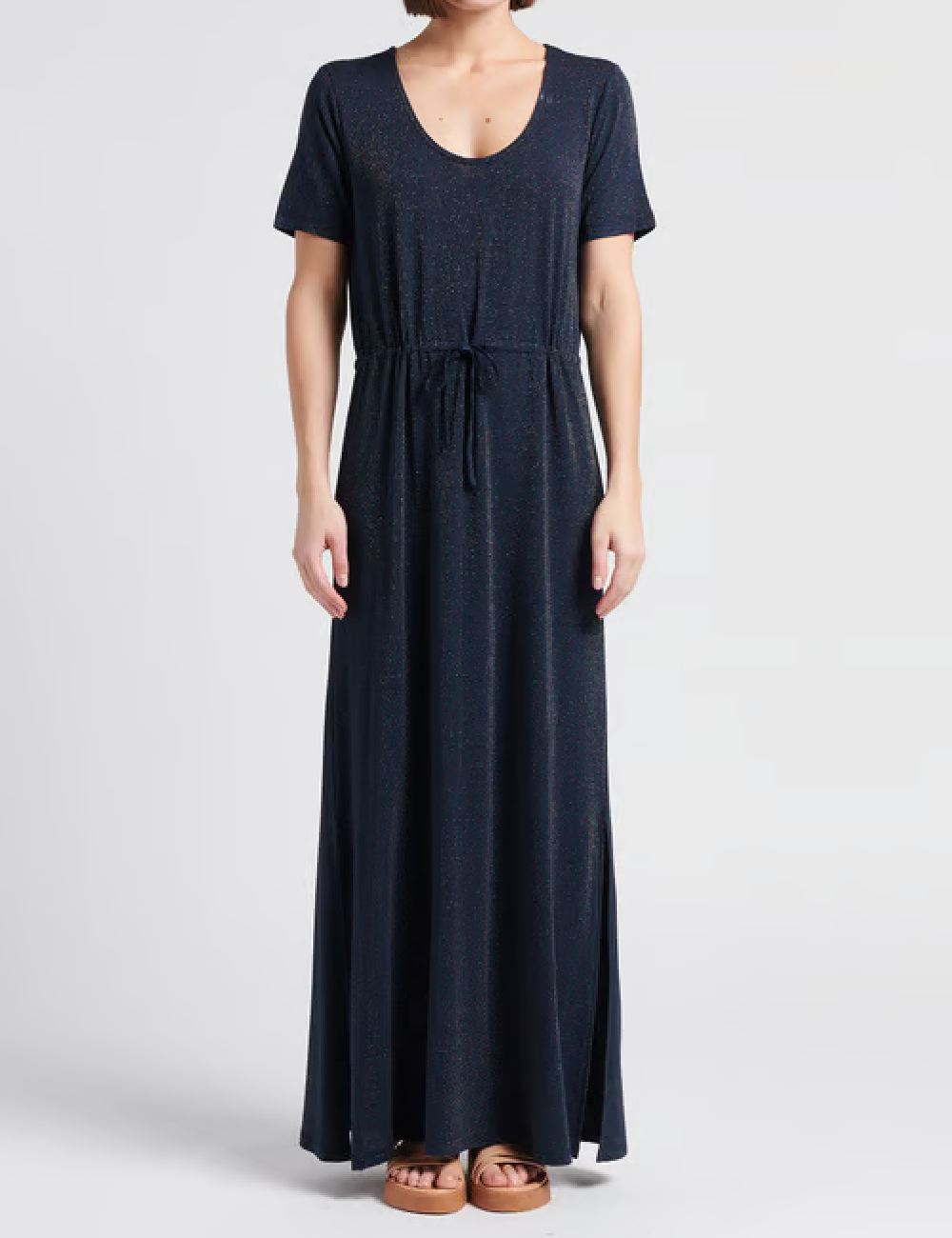 Rochie lunga Pieces, bleumarin
