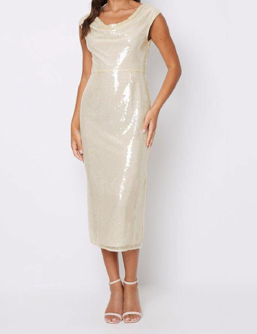 Rochie medie Coast, galben