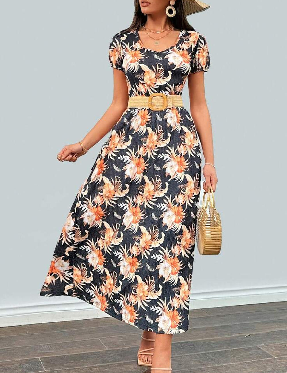 Rochie lunga SHEIN, negru