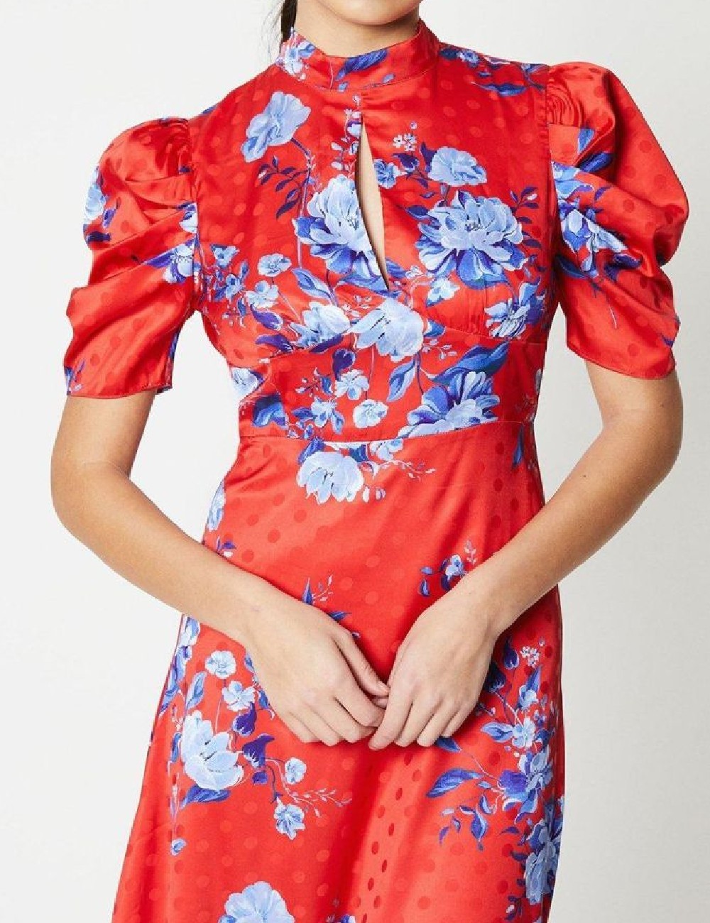 Rochie medie Coast, rosu - 1 | YEO