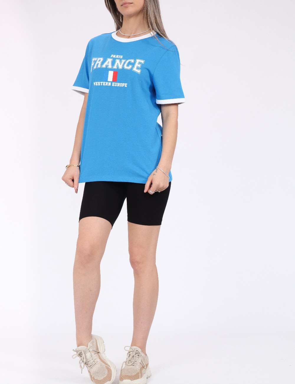 Tricou Only, albastru - 1 | YEO