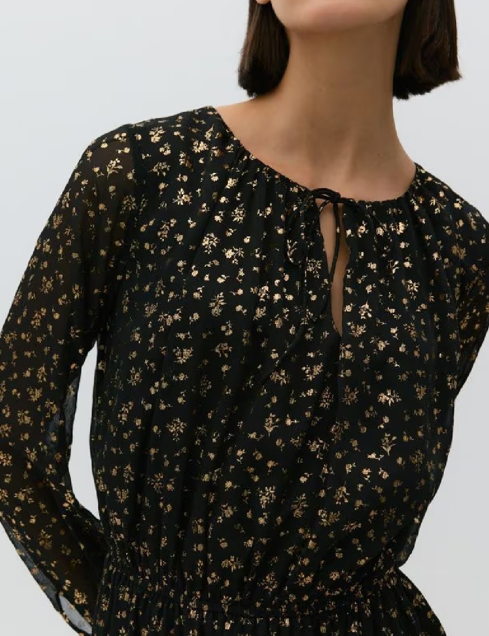 Rochie scurta Reserved, negru - 1 | YEO