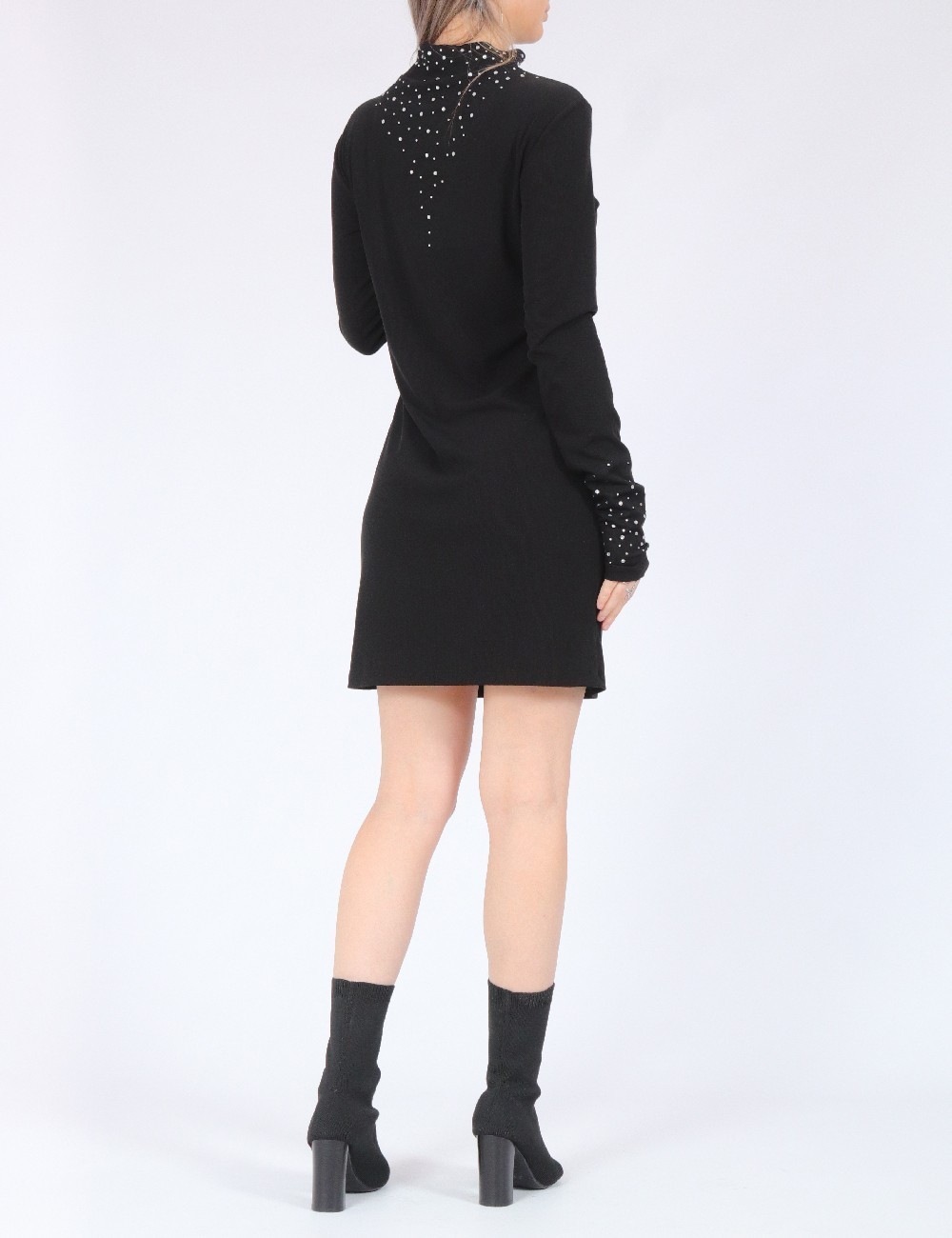 Rochie scurta Something New, negru - 1 | YEO