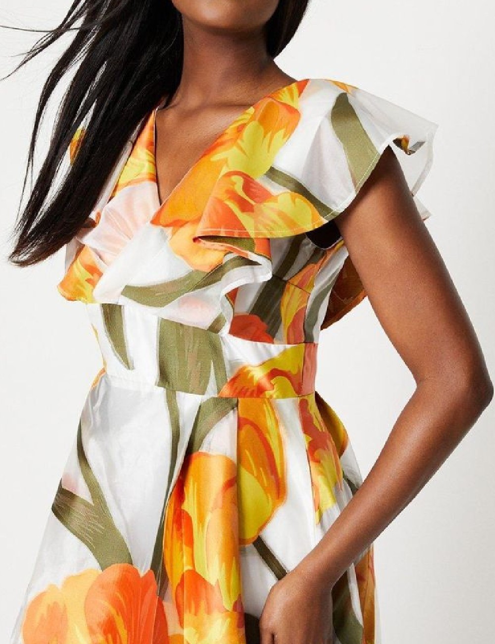 Rochie medie Coast, floral print - 1 | YEO