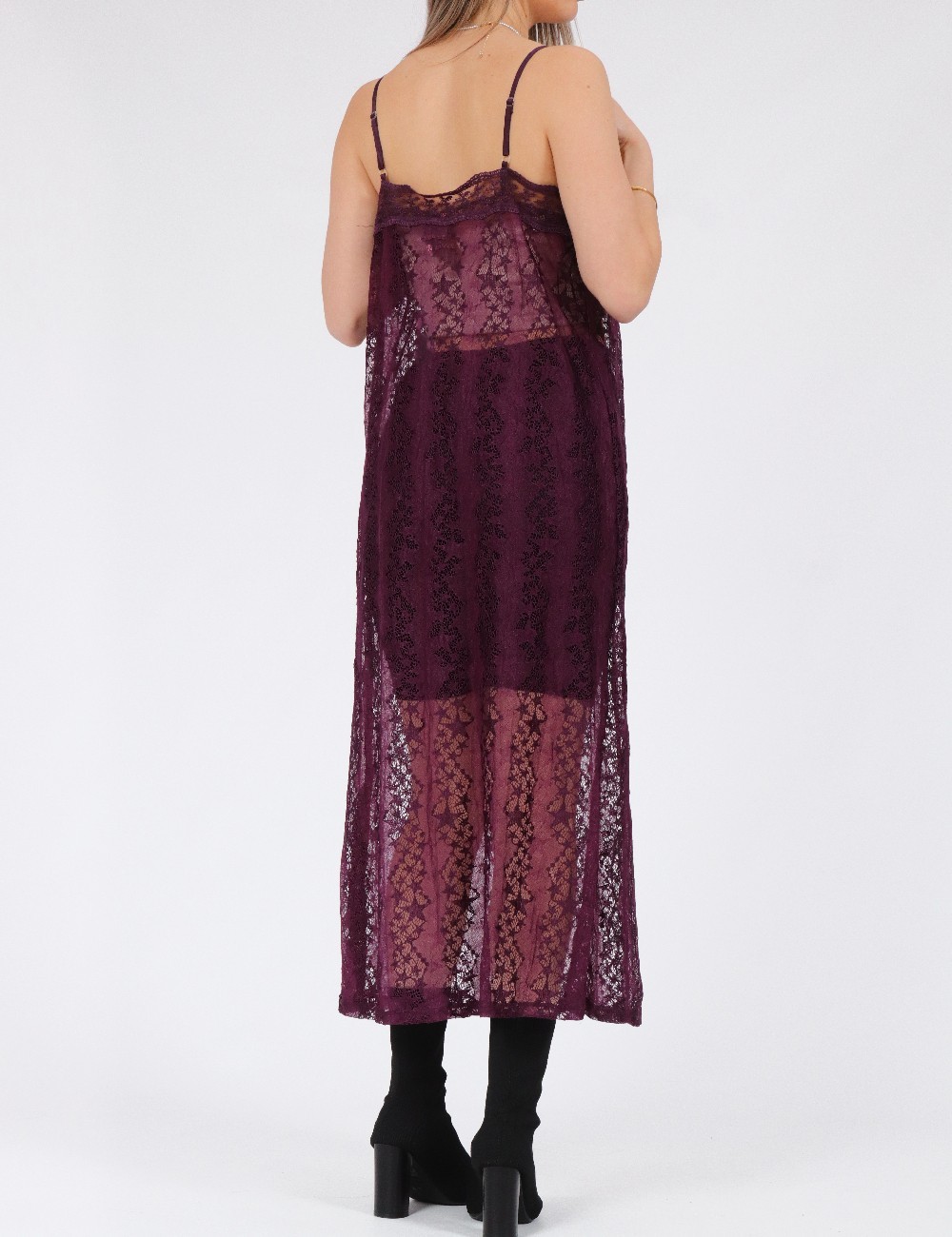 Rochie medie Something New, mov - 1 | YEO
