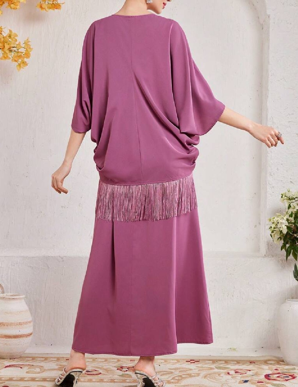 Rochie lunga SHEIN, mov - 1 | YEO