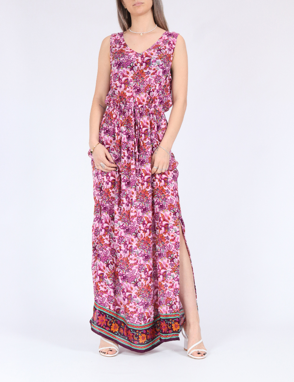 Rochie lunga Vero Moda, roz