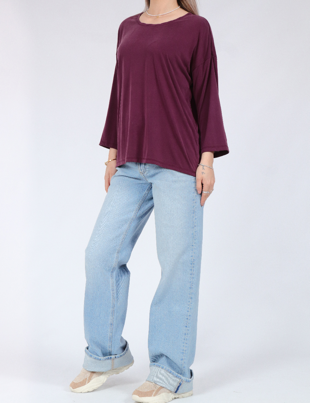 Bluza Only, visiniu