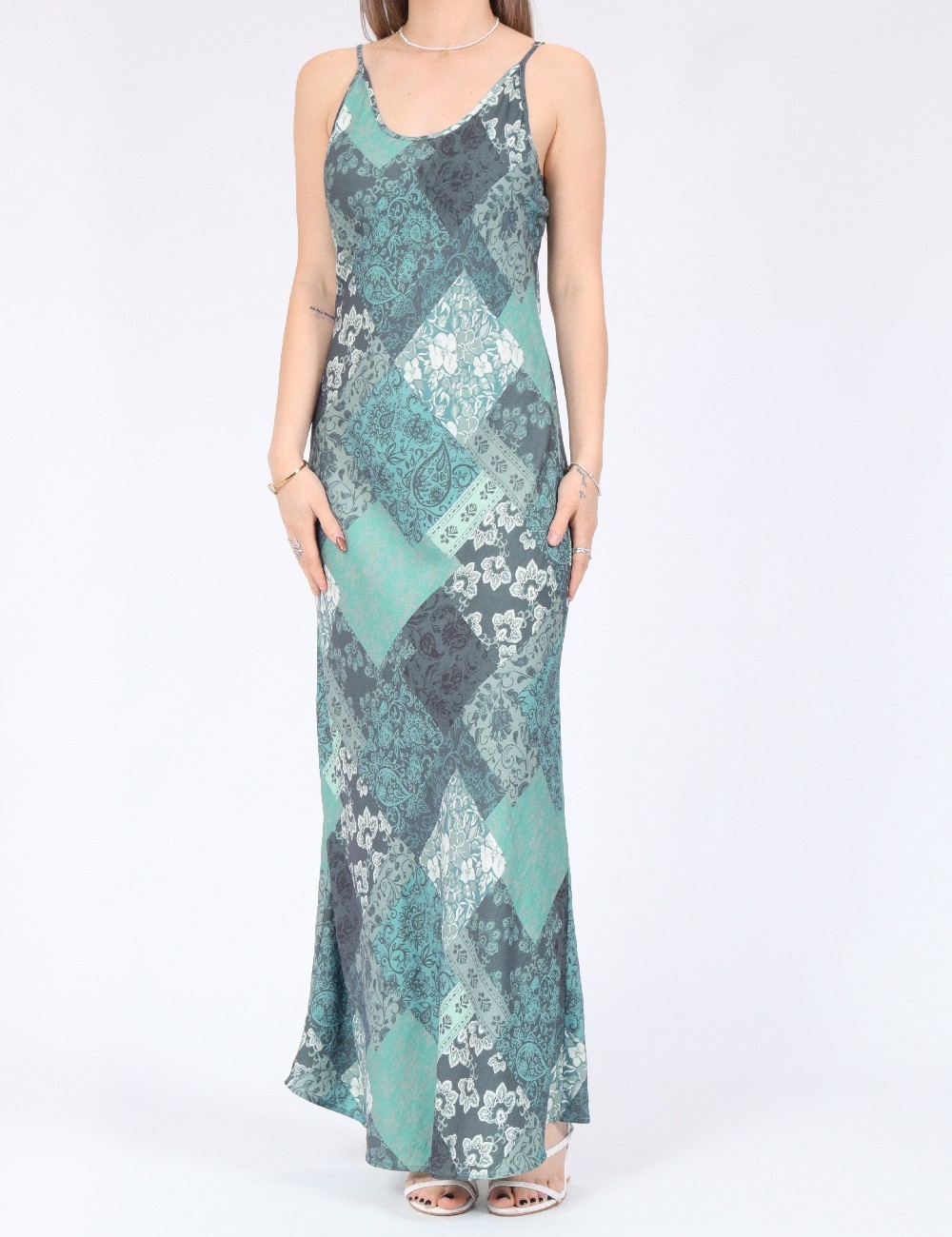 Rochie lunga Vero Moda, verde - 1 | YEO