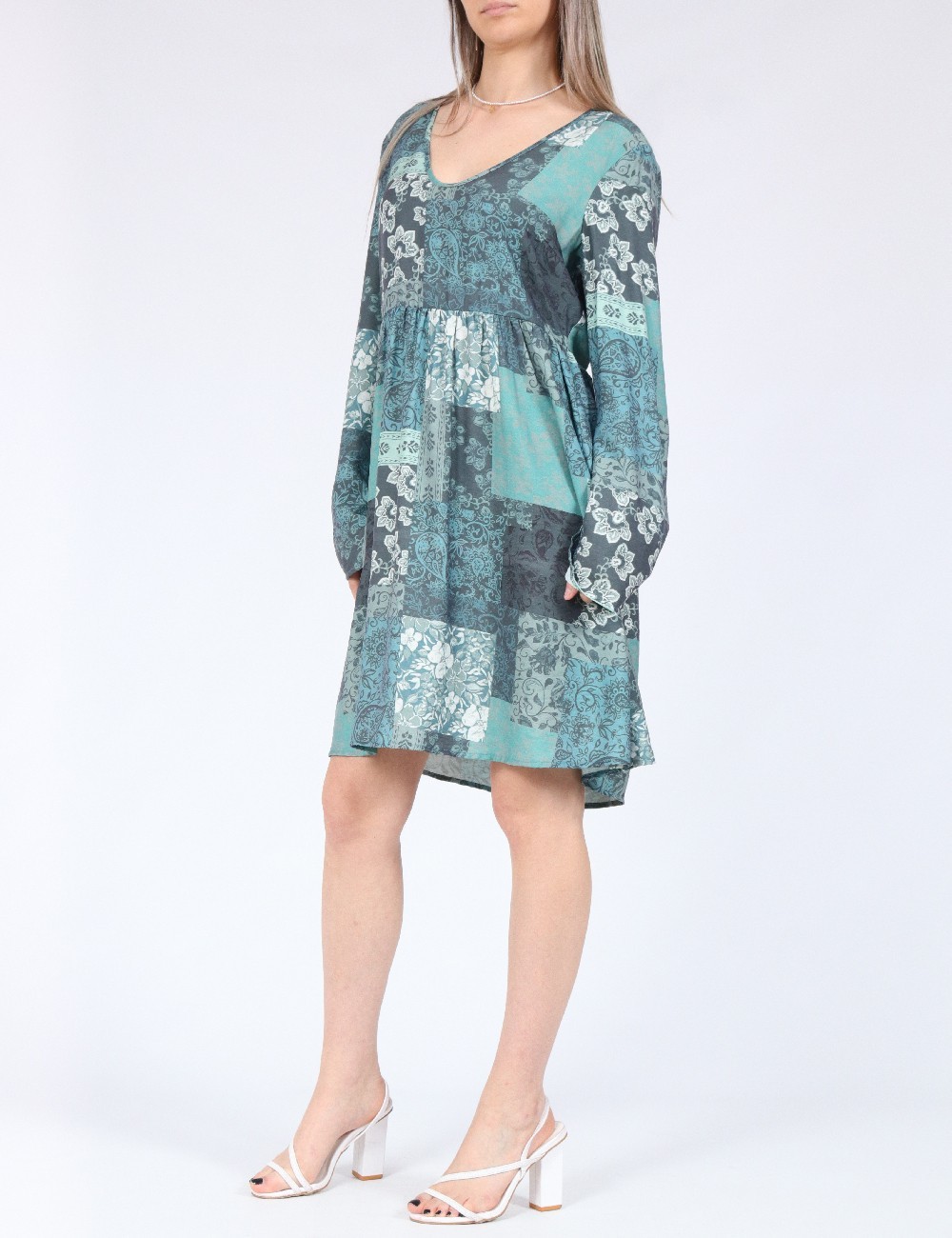 Rochie scurta Vero Moda, verde - 1 | YEO